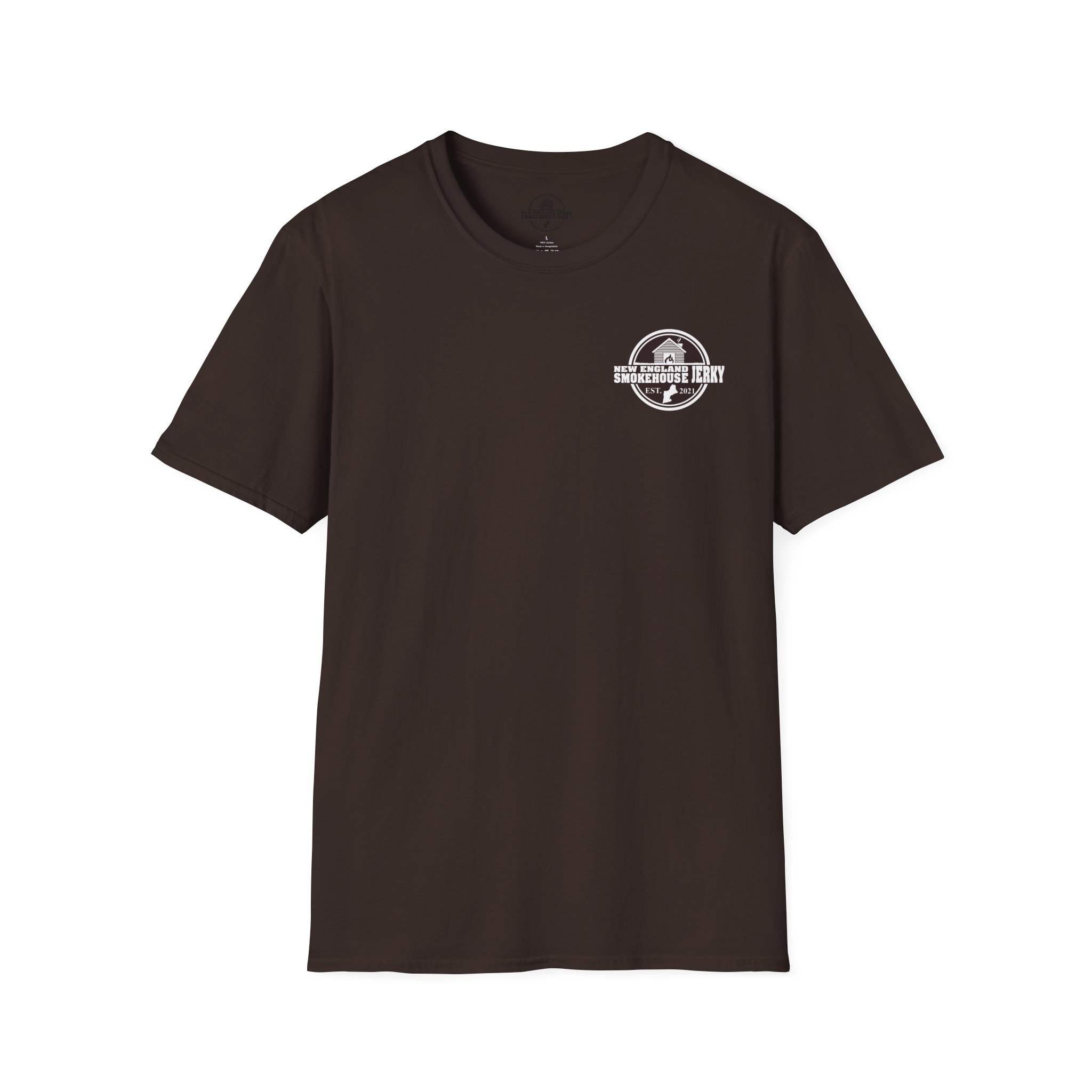 Smokehouse Logo T-Shirt — Backyard BBQ Cabin Design (Est. 2021) - Image 13