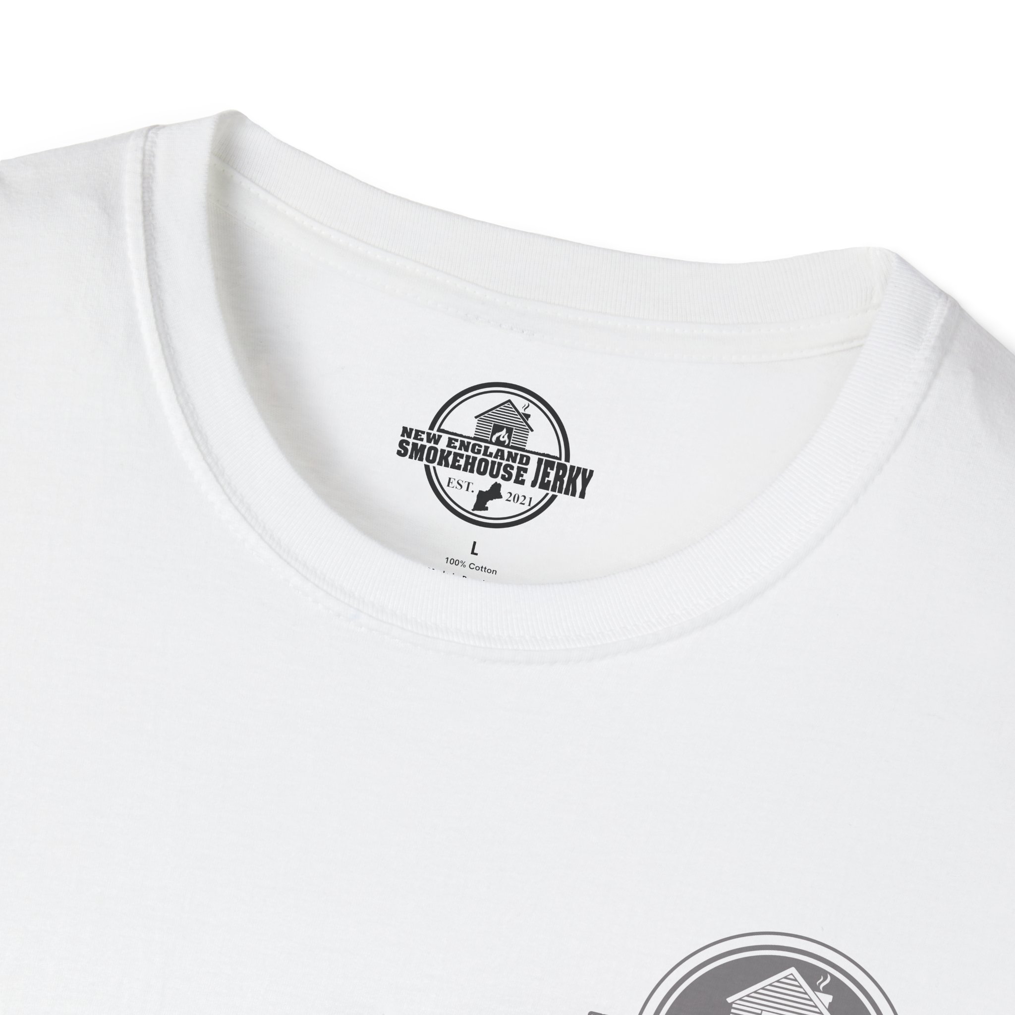 Smokehouse Logo T-Shirt — Backyard BBQ Cabin Design (Est. 2021) - Image 3