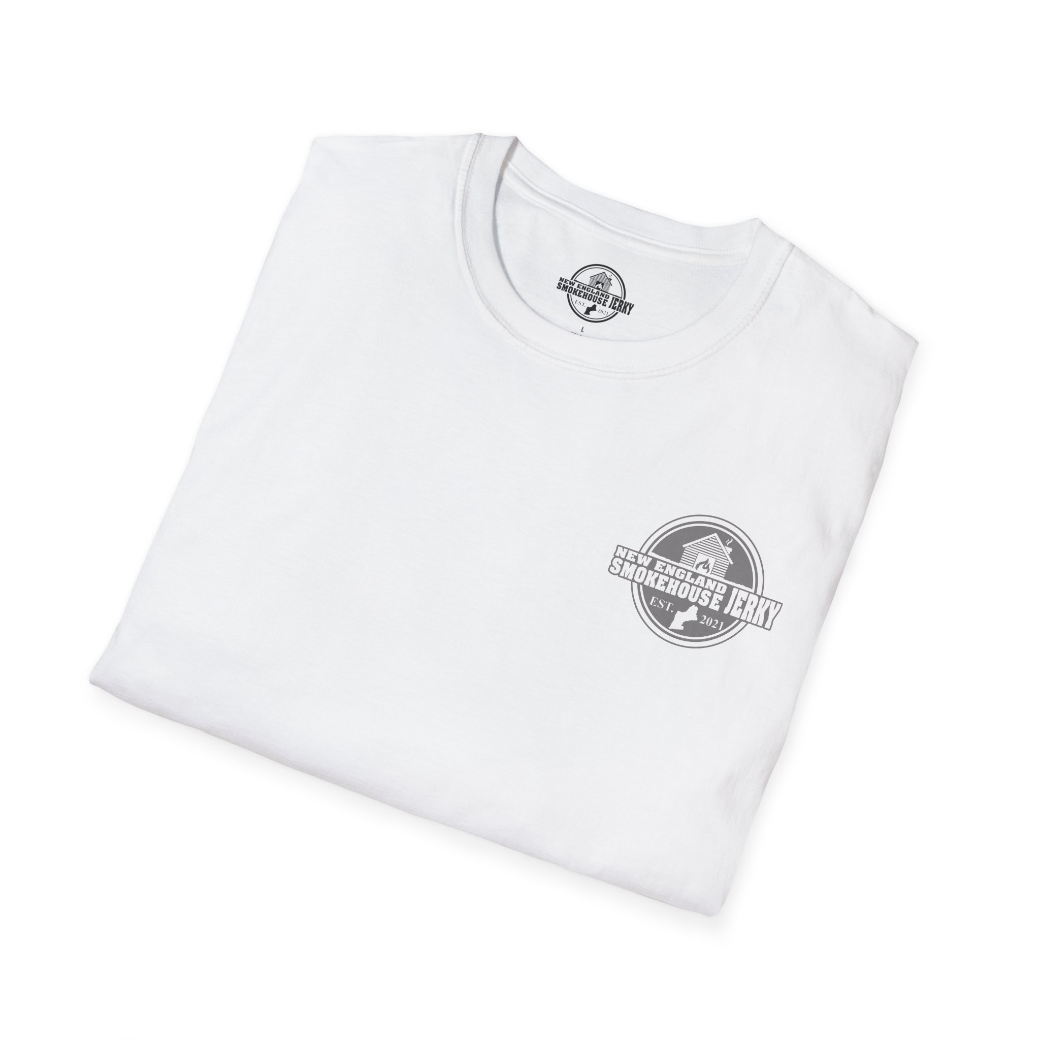 Smokehouse Logo T-Shirt — Backyard BBQ Cabin Design (Est. 2021) - Image 4