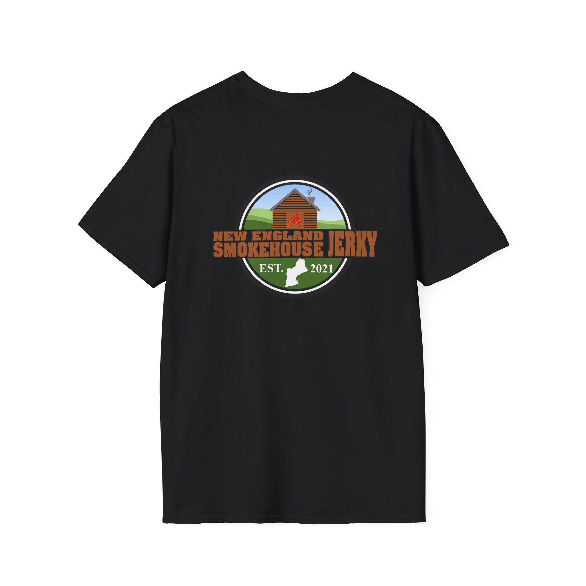 Smokehouse Logo T-Shirt — Backyard BBQ Cabin Design (Est. 2021) - Image 6