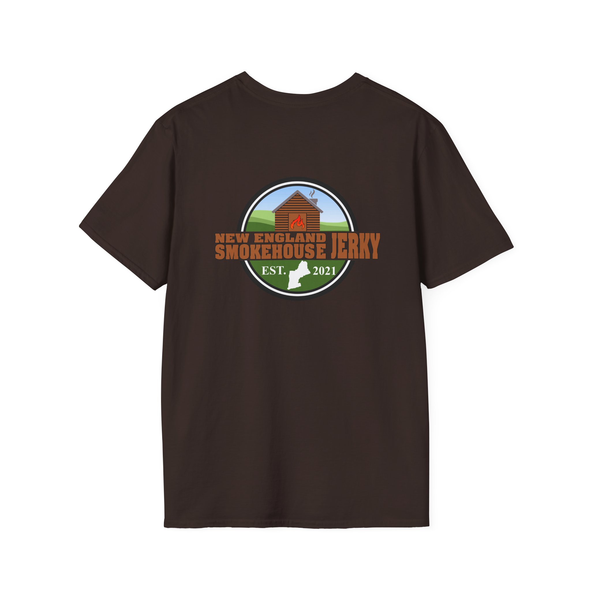 Smokehouse Logo T-Shirt — Backyard BBQ Cabin Design (Est. 2021) - Image 14